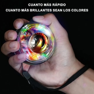 Foto 4 | Foto 4 | Led Ejercitador Giroscopica Powerball Muñeca Brazo Fuerza Lab.g Negro