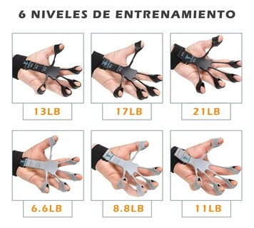 Foto 4 | Foto 4 | 2kits Ejercitador De Dedos Fortalecedor De Mano Grips Negro Y Gris