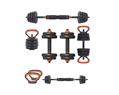 Foto 1 | Foto 1 | Kit de Mancuernas y Barras para Ejercicio en Casa 6 en 1 Multi Usos con Peso Ajustable de 10 kg