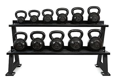 Foto 2 | Foto 2 | Rack Para Pesas Rusas 2 Niveles Kettlebells Gym Crossfitness