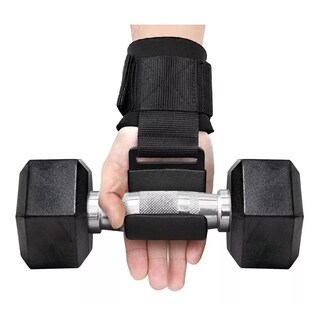 Foto 3 | Foto 3 | Strap Gancho Muñequera Gym Crossfit Pesas Deportiva Gimnasio Eo Safe Imports Esi-11592 Negro