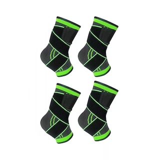 Foto 1 | Foto 1 | Tobillera Deportiva Anti-Esguince Soportes Color Verde Set de 4 Piezas