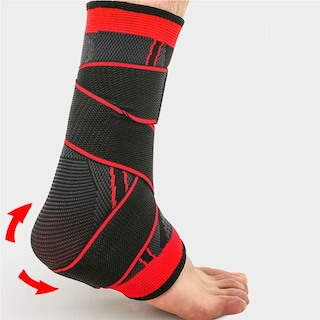 Foto 3 | Foto 3 | Tobillera Deportiva Compresión, Doble Soporte Xl Eo Safe Imports Esi-11918 Rojo