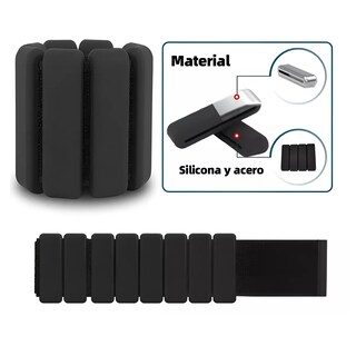 Foto 3 | Foto 3 | Par Tobilleras con Peso Muñequeras Eo Safe Imports Esi-16940  Negras