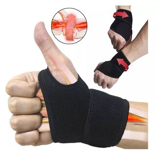 Foto 3 | Foto 3 | Par Muñequeras Crossfit Gym Pesas Gimnasio Eo Safe Imports Esi-17030 Negro