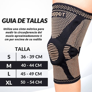 Foto 2 | Foto 2 | Rodillera De Gel De Compresión Con Fibra De Cobre - Venta Internacional.