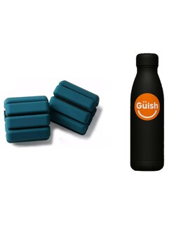 Foto 1 | Foto 1 | Muñequeras De 1 Kg Azul Petroleo + Gratis Termo Güish De Regalo