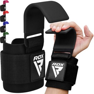 Foto 1 | Foto 1 | Ganchos Para Levantamiento De Pesas Y Correas Rdx Con Revestimiento De Goma Antideslizante - Venta Internacional.
