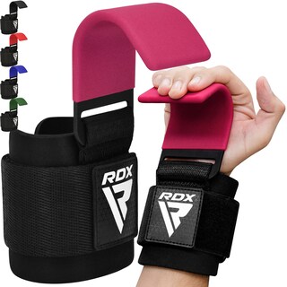 Foto 1 | Foto 1 | Par De Ganchos Para Levantamiento De Pesas Rdx Con Soporte Para La Muñeca - Venta Internacional.