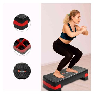 Foto 4 | Foto 4 | Step Banco Centurfit mkz-stepaer68roj color Rojo 9.5 a 15 cm Ajustable