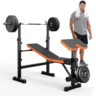 Foto 1 | Foto 1 | Juego De Bancos De Pesas Yoleo 6 En 1 Ajustables Y Plegables Para Gimnasio En Casa - Venta Internacional.