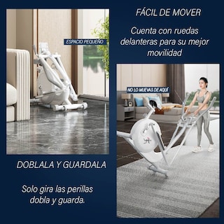 Foto 3 | Foto 3 | Elíptica Chic Fantasy QM-2202 color Blanco de 16 Velocidades