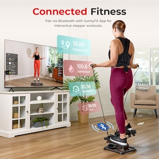Foto 5 | Foto 5 | Escaladora 2 en 1 Sunny Health & Fitness Sf-s0978smart Negra Total Body Smart Stepper