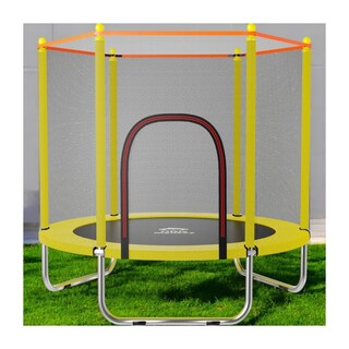 Foto 7 | Foto 7 | Trampolin Tumbling Niños Brincolin Infantil Red Seguridad Amarillo Little Monkey