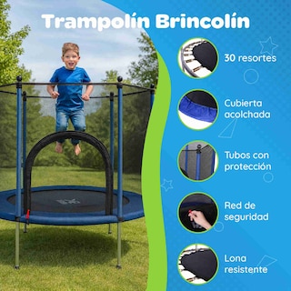 Foto 2 | Foto 2 | Trampolin Infantil Yei Bandi De 55'' Con Malla De Seguridad