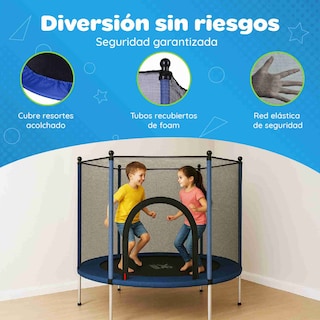Foto 5 | Foto 5 | Trampolin Infantil Yei Bandi De 55'' Con Malla De Seguridad