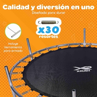 Foto 6 | Foto 6 | Trampolin Infantil Yei Bandi De 55'' Con Malla De Seguridad