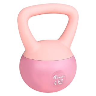 Foto 2 | Foto 2 | Pesa Rusa Kettlebell 4kg 8.8lb Ejercicio Casa Hogar Fitness Rosa Centurfit