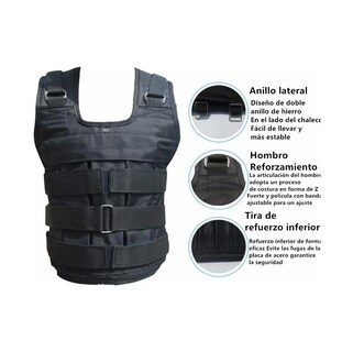 Foto 2 | Foto 2 | Chaleco De Peso Ajustable Para Hacer Ejercicio Eo Safe Imports Esi-19352 Negro