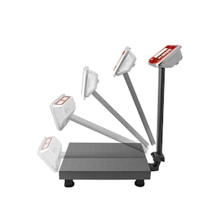 Foto 3 | Foto 3 | Báscula de Plataforma Plegable Vinson Baple-400 Gris Portátil de 400 kg con Doble Pantalla para Peso Precio e Importe