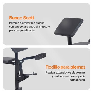 Foto 6 | Foto 6 | Banco Para Ejercicio Bodytrainer Multiposición Ajustable Negro