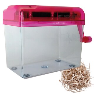 Foto 1 | Foto 1 | Triturador de Papel Chic Fantasy Ps-002P color Rosa Portátil y Manual para Escuela Oficina y Hogar