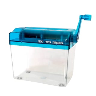 Foto 1 | Foto 1 | Triturador De Papel Portatil Tamaño A6color Azul