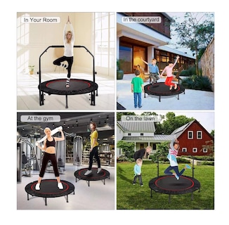 Foto 5 | Foto 5 | Trampolín Fitness Plegable y Ajustable U Negro