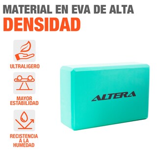 Foto 3 | Foto 3 | Bloques Yoga Set 2 Pzs Altera Pilates Entrenamiento Fitness - Verde