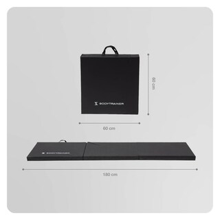 Foto 3 | Foto 3 | Colchoneta Gimnasia Bodytrainer Plegable 180x60 Cm Negra