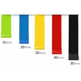 Foto 2 | Foto 2 | Kit Ligas De Resistencia Eo Safe Imports Esi-5708 Multicolor