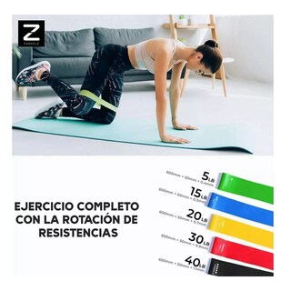 Foto 3 | Foto 3 | Kit Ligas De Resistencia Eo Safe Imports Esi-5708 Multicolor