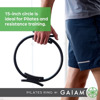 Foto 3 | Foto 3 | Anillo De Pilates Gaiam Fitness Circle De 15 Pulgadas, Negro, Ligero - Venta Internacional.