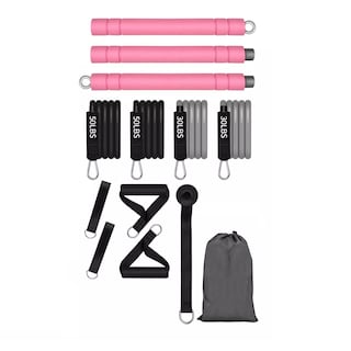 Foto 1 | Foto 1 | Kit Banda De Resistencia C/ Barra De Pilates 160lb Eo Safe Imports Esi-16519 Negro