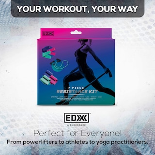 Foto 6 | Foto 6 | Set De 7 Bandas Resistance Loop Con Asas Edx Para Entrenamientos - Venta Internacional.