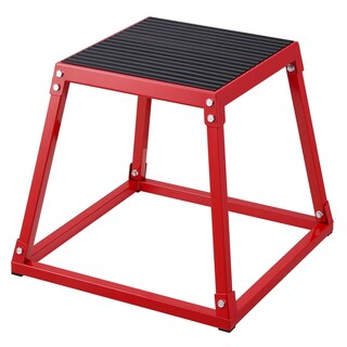 Foto 1 | Foto 1 | Jump Box Pliométrico Vevor De Acero Antideslizante De 45 Cm, Color Rojo - Venta Internacional.