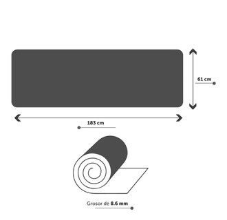 Foto 2 | Foto 2 | Tapete de Yoga Pilates 8.06 mm Antiderrape Malubero color Marrón