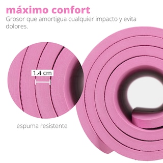 Foto 3 | Foto 3 | Tapete de Ejercicio Altera TYE0518-R Rosa 173 cm Ideal para Entrenamientos y Yoga