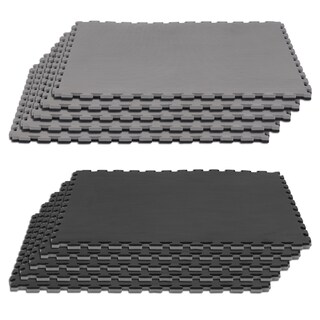 Foto 1 | Foto 1 | Piso Protector para Gimnasio 10 Piezas 105x105 Cm Altera color Negro Gris
