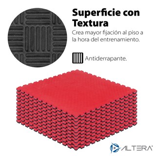 Foto 2 | Foto 2 | Piso Protector para Gimnasio 10 Piezas 105x105 Cm Altera Multicolor