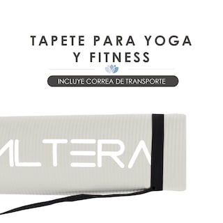 Foto 6 | Foto 6 | Tapete para Yoga Altera Nbr1216 con Correa 183 x 61 cm color Gris
