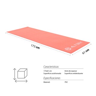Foto 5 | Foto 5 | Tapete de Yoga Altera Pvc1002 color Rojo
