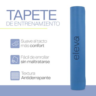 Foto 2 | Foto 2 | Tapete de Yoga Multiusos Deluxe para Ejercicio Eleva Antideslizante Azul