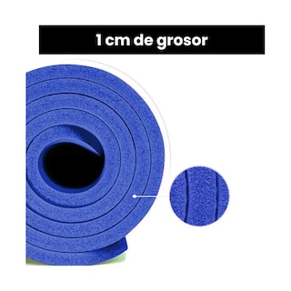 Foto 2 | Foto 2 | Tapete Yoga Pilates Lab.g Fitness Ejercicio Portátil 10mm Grosor Azul