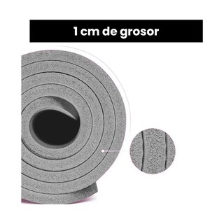 Foto 5 | Foto 5 | Tapete Yoga Pilates Lab.g Fitness Ejercicio Portátil 10mm Grosor Gris