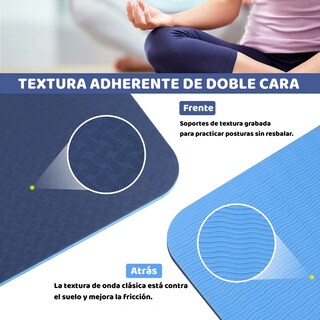 Foto 3 | Foto 3 | Tapete para Yoga Belug Azul 183 x 61 cm