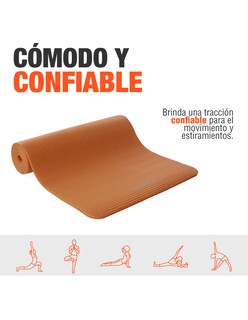 Foto 3 | Foto 3 | Tapete De Yoga Mat Antiderrapante Altera Fitness Pilates Gym - Mocha