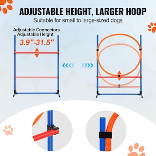 Foto 4 | Foto 4 | Equipo De Entrenamiento De Agilidad Para Perros Vevor Con Altura Ajustable - Venta Internacional.