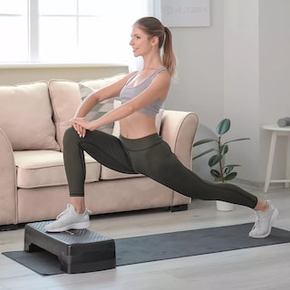 Foto 2 | Foto 2 | Banco Escalon De Ejercicio Step Rutinas Aerobics Ajustable Eo Safe Imports Esi-17507 Negro