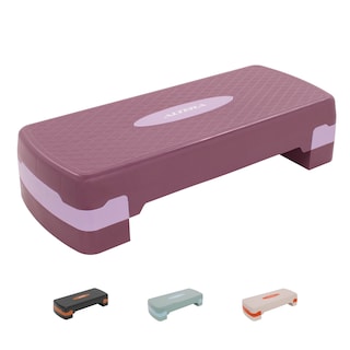 Foto 3 | Foto 3 | Altera Banco Escalon De Ejercicio Step Rutinas Aerobics Ajustable Rosa / Morado